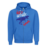 True Royal 4th of July Dinosaur Zipper Hoodie - Bettercallsaul