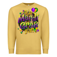 Antique Gold its mardi gras yall Premium Sweatshirt - CowGirlArtShop