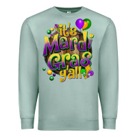 Seafoam its mardi gras yall Premium Sweatshirt - CowGirlArtShop
