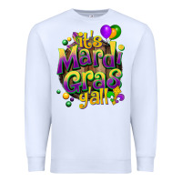 White its mardi gras yall Premium Sweatshirt - CowGirlArtShop
