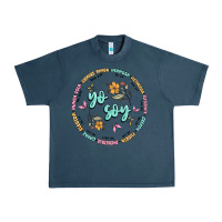 Midnight Navy yo soy inspiration Urban Heavy Tee - MaliasSmallBusiness