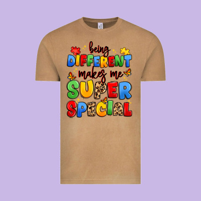 Being Different Makes Me Super Special Vintage Tee Designed By Jahusdesignshop
