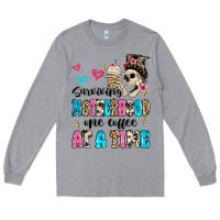Heather Grey surviving motherhood one coffee at a time Long Sleeve Tee - MaliasSmallBusiness