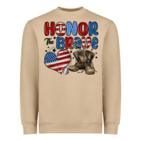 Mushroom honor the brave Heavyweight Sweatshirt - MaliasSmallBusiness