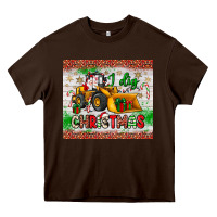 Chocolate Brown i dig christmas bulldozer santa Heavy Core Tee - JahusDesignShop