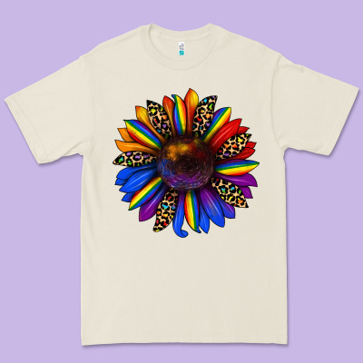 Pride Sunflower Premium Tee Designed By Jahusdesignshop