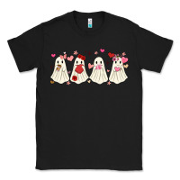 Black valentines day ghost Classic Tee - MaliasSmallBusiness