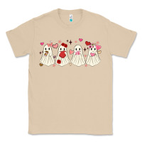 Mushroom valentines day ghost Classic Tee - MaliasSmallBusiness