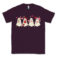 Plum valentines day ghost Classic Tee - MaliasSmallBusiness