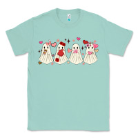 Seafoam valentines day ghost Classic Tee - MaliasSmallBusiness