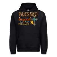 Black Blessed Beyond Measure Urban Hoodie - BundleAndBundleShop