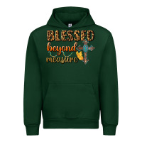 Forest Green Blessed Beyond Measure Urban Hoodie - BundleAndBundleShop