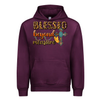 Mauve Wine Blessed Beyond Measure Urban Hoodie - BundleAndBundleShop