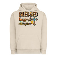 Pigment French Oak Blessed Beyond Measure Urban Hoodie - BundleAndBundleShop