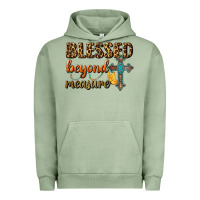 Pigment Oil Green Blessed Beyond Measure Urban Hoodie - BundleAndBundleShop