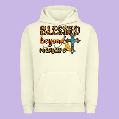 Blessed Beyond Measure Urban Hoodie Designed By Bundleandbundleshop