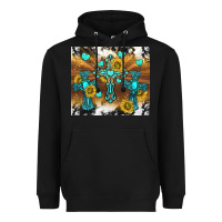 Black western crosses and sunflowers Heavyweight Hoodie - TumblerDesignByShophia