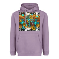 Lavender western crosses and sunflowers Heavyweight Hoodie - TumblerDesignByShophia