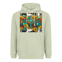 Matcha western crosses and sunflowers Heavyweight Hoodie - TumblerDesignByShophia
