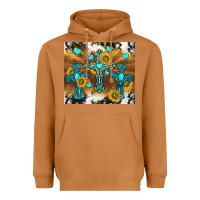 Meerkat western crosses and sunflowers Heavyweight Hoodie - TumblerDesignByShophia
