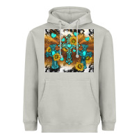 Western Crosses And Sunflowers Heavyweight Hoodie | Teevron