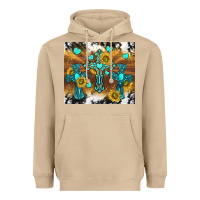 Mushroom western crosses and sunflowers Heavyweight Hoodie - TumblerDesignByShophia