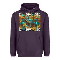 Plum western crosses and sunflowers Heavyweight Hoodie - TumblerDesignByShophia