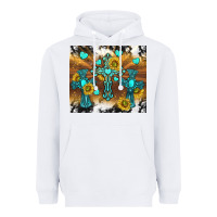 White western crosses and sunflowers Heavyweight Hoodie - TumblerDesignByShophia
