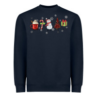 Cartoon Christmas Characters Heavyweight Sweatshirt | Teevron