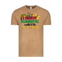 I Enjoy Romantic Walks To The Taco Truck Vintage Tee | Teevron