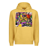 Antique Gold mardi gras gamer Premium Hoodie - CowGirlArtShop
