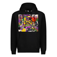 Black mardi gras gamer Premium Hoodie - CowGirlArtShop