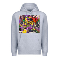 Heather Grey mardi gras gamer Premium Hoodie - CowGirlArtShop