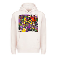 Pale Pink mardi gras gamer Premium Hoodie - CowGirlArtShop