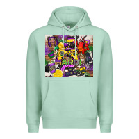 Seafoam mardi gras gamer Premium Hoodie - CowGirlArtShop