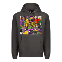 Smoke mardi gras gamer Premium Hoodie - CowGirlArtShop