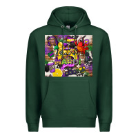Sports Green mardi gras gamer Premium Hoodie - CowGirlArtShop