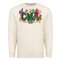 Cma Mardi Gras Cowgirl Premium Sweatshirt | Teevron