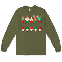 Army Green add your personalization christmas pencils Long Sleeve Tee - MaliasSmallBusiness