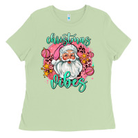 Matcha christmas vibes santa Ladies Tee - AdoDesignShop