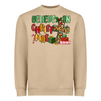Mushroom believe in christmas Heavyweight Sweatshirt - MaliasSmallBusiness