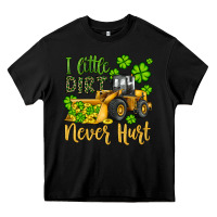 Black a little dirt never hurt st patricks bulldozer Heavy Core Tee - JahusDesignShop