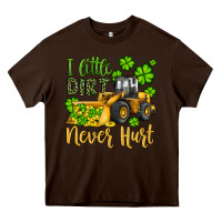 Chocolate Brown a little dirt never hurt st patricks bulldozer Heavy Core Tee - JahusDesignShop