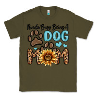 Army Green kinda busy being a dog mom Classic Tee - MaliasSmallBusiness