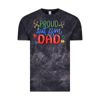 Cloud Black proud autism dad Vintage Tee - MaliasSmallBusiness