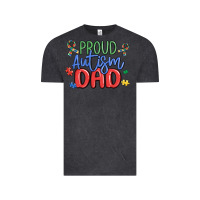 Vintage Black proud autism dad Vintage Tee - MaliasSmallBusiness