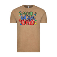 Vintage Coffee proud autism dad Vintage Tee - MaliasSmallBusiness