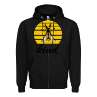 Black Bee Kind Zipper Hoodie - Bettercallsaul