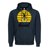 Navy Bee Kind Zipper Hoodie - Bettercallsaul