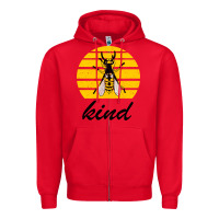 Red Bee Kind Zipper Hoodie - Bettercallsaul